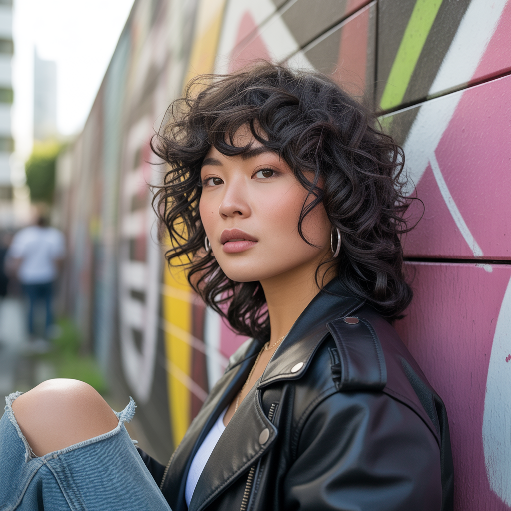 Curly Shag for Women: 15 Styling Ideas That Work 1 Classic Curly Shag