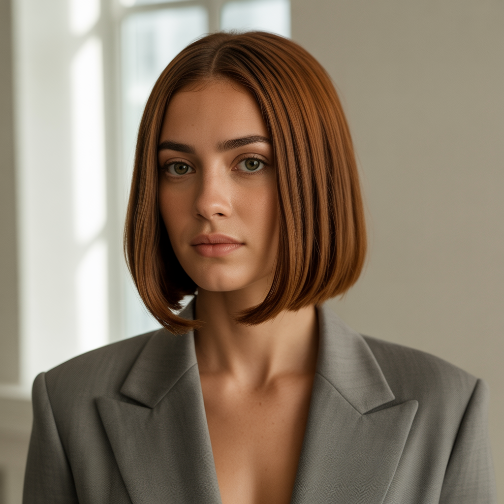 20 Gorgeous Long Angled Bob Hairstyles to Try 1 Classic Long Angled Bob