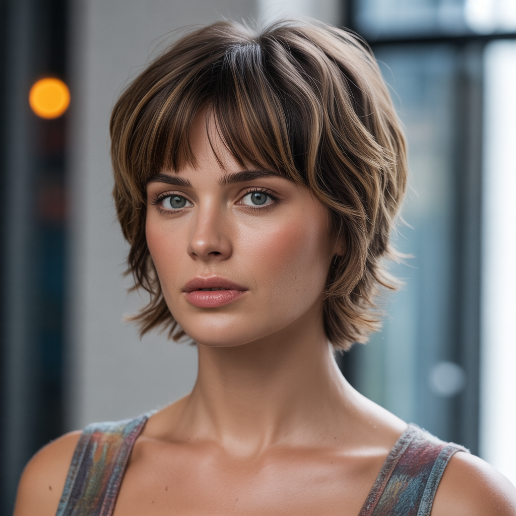 Stunning 20 Short Shag with Bangs Ideas to Inspire You 1 Classic Short Shag with Bangs