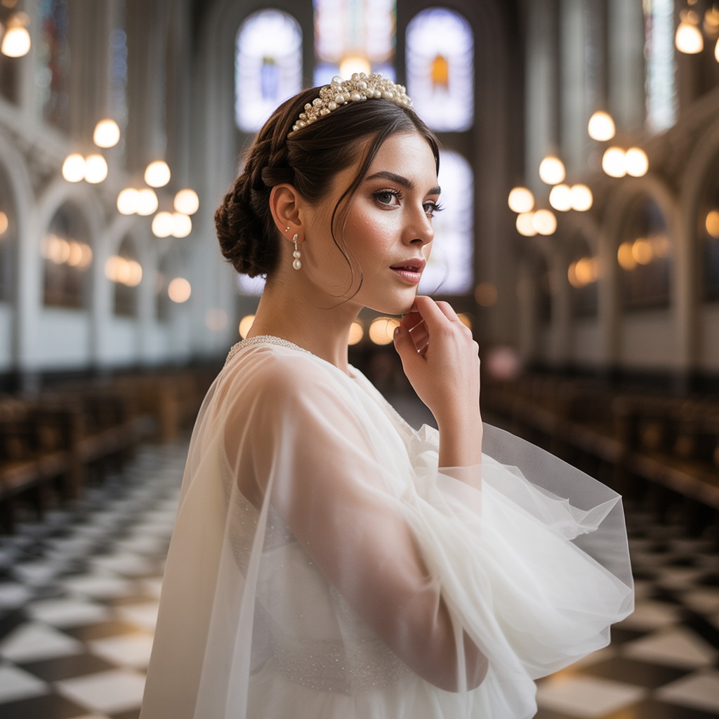 18 Gorgeous Bun Hairstyles for Effortless Elegance Every Day 6 Crown Braid Bun