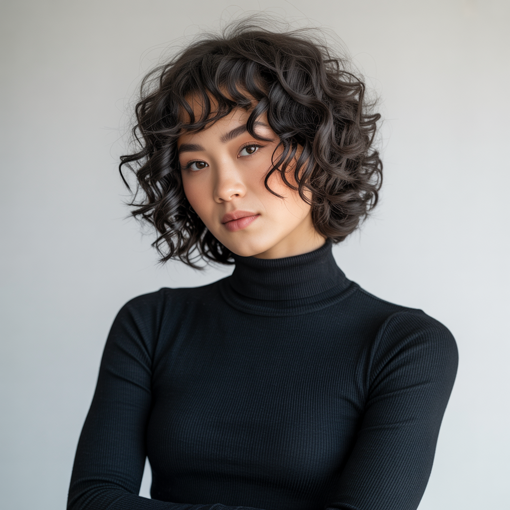 20 Gorgeous Long Angled Bob Hairstyles to Try 5 Curly Long Angled Bob
