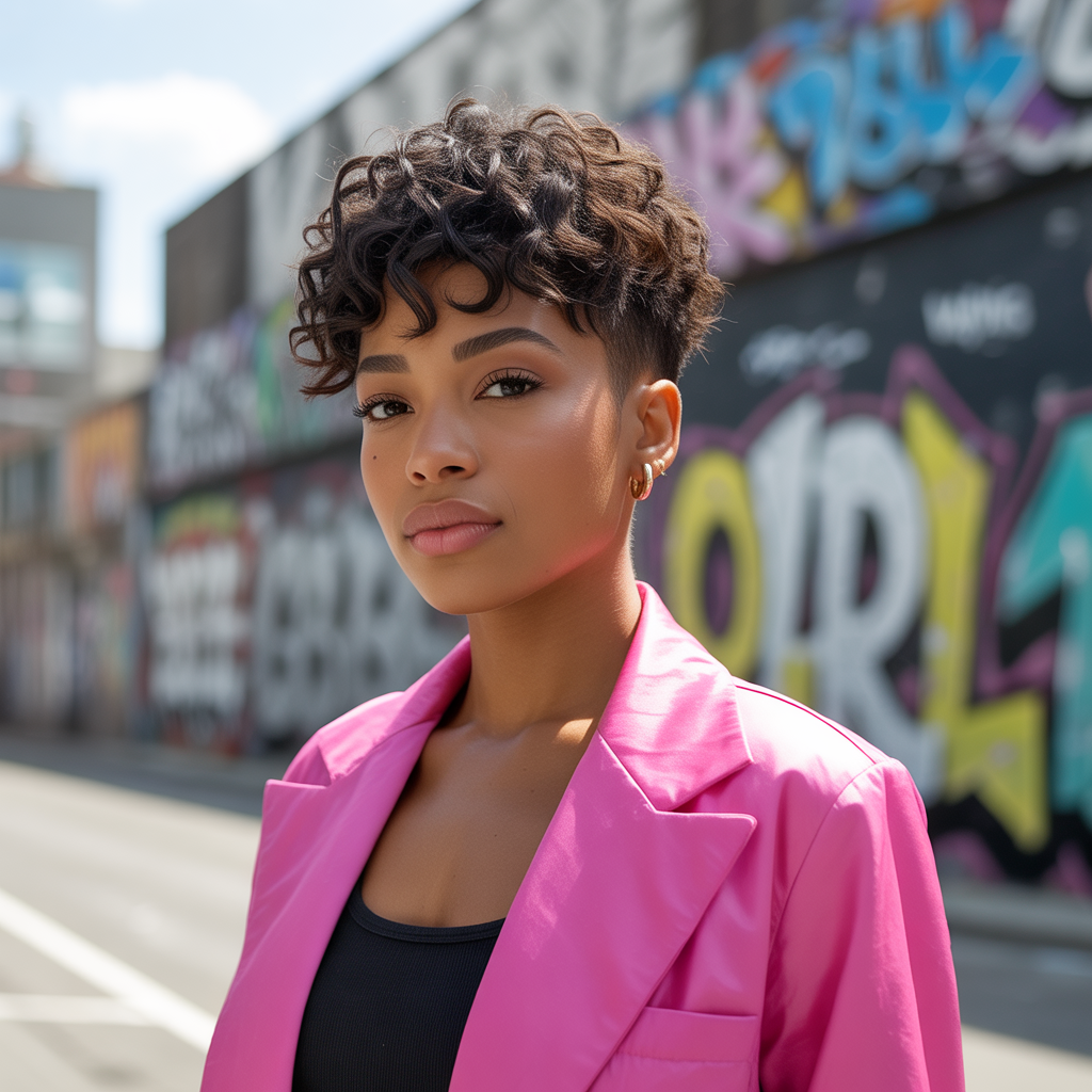Curly Shag for Women: 15 Styling Ideas That Work 9 Curly Pixie Shag