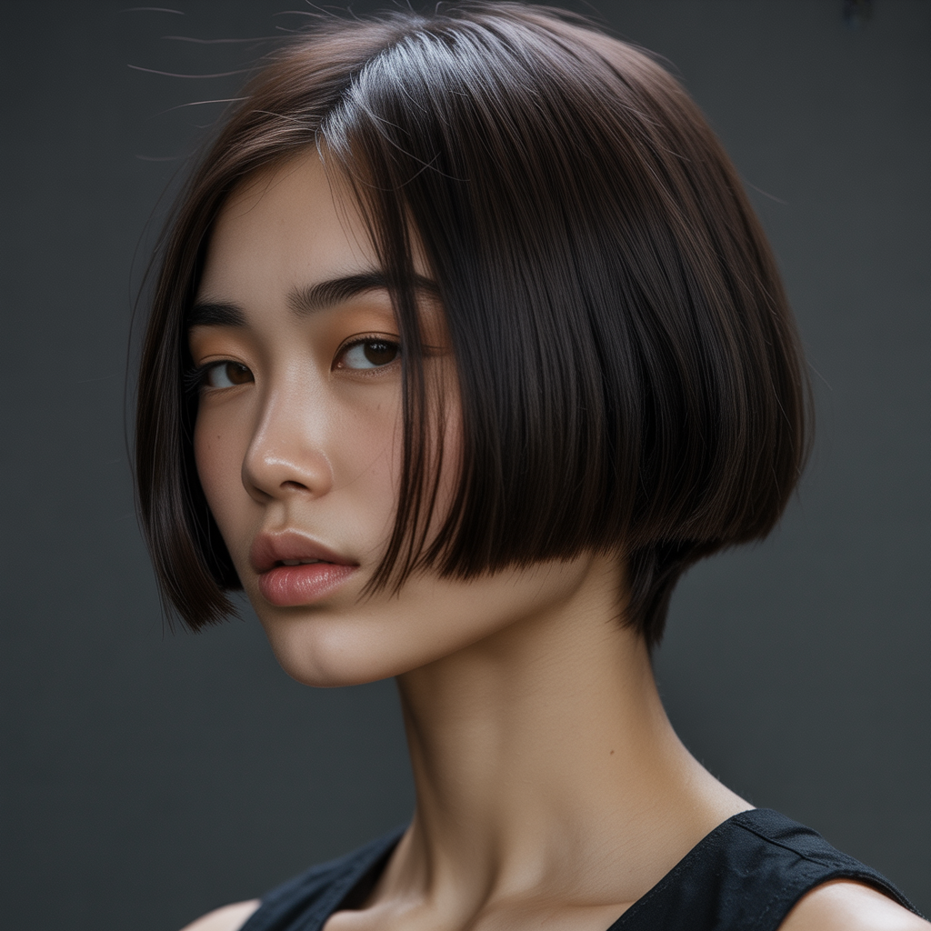 Ear Length Haircuts with Blunt Bob Precision