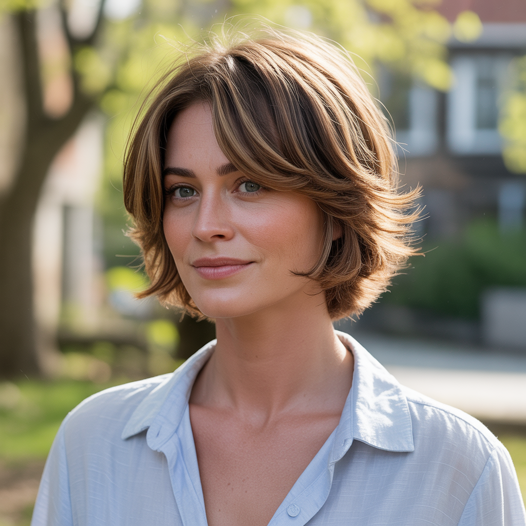 Ear Length Haircuts with Soft Layers