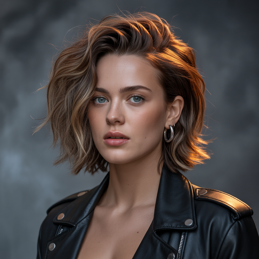 Ear Length Haircuts with Volume Lift