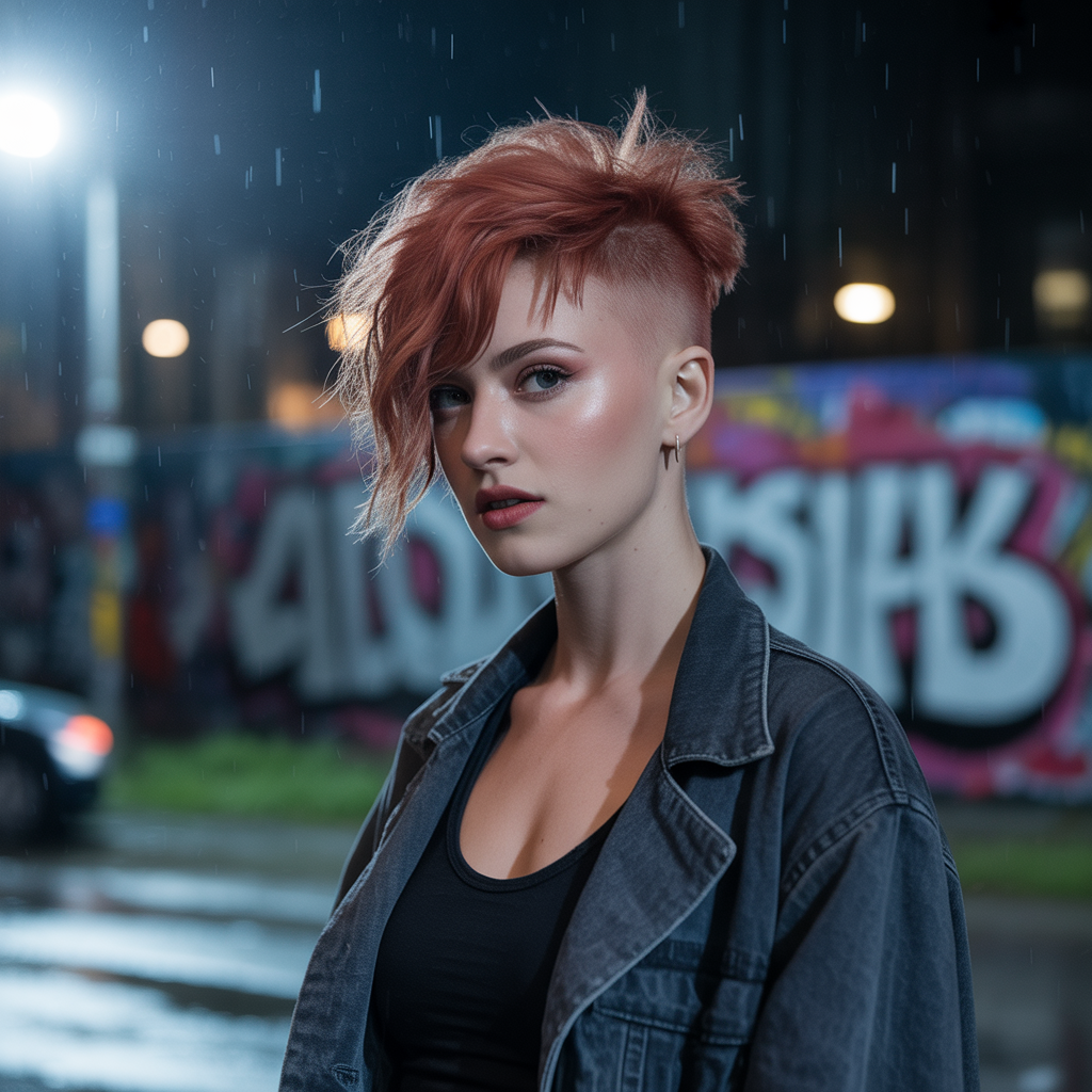 20 Iconic Ways to Rock the 90s Bixie Haircut 6 Edgy 90s bixie haircut