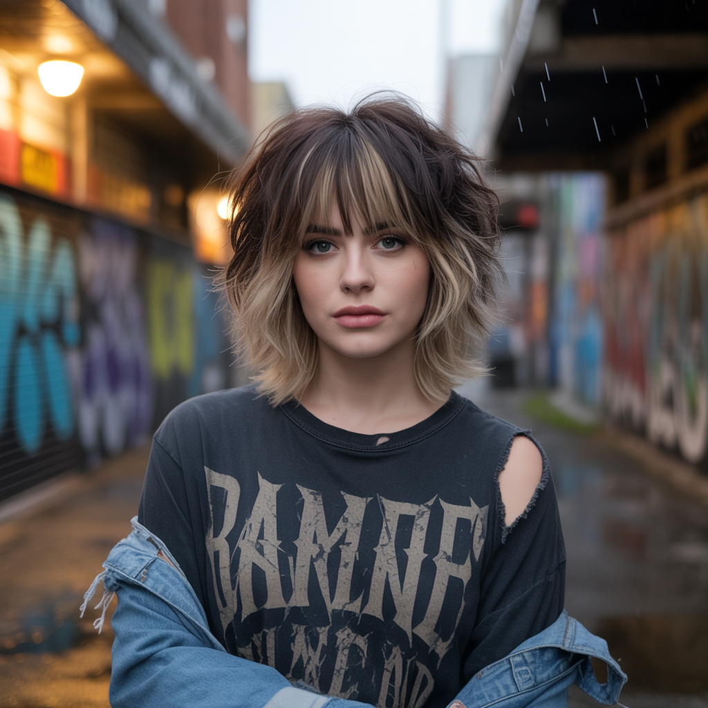 20 Bold and Messy Emo Shag Haircuts to Try Now 14 Emo Shag Haircuts With Highlights