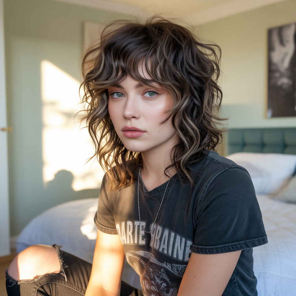 20 Bold and Messy Emo Shag Haircuts to Try Now 17 Emo Shag Haircuts With Waves