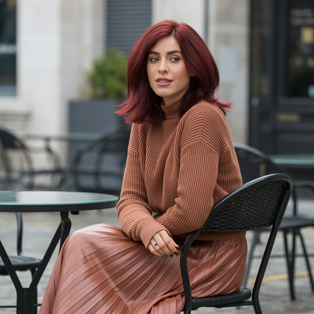 20 Trendy Fall Hair Color Ideas for a Warm and Rich Autumn Glow 19 Fall Hair Color Ideas with Mahogany Red