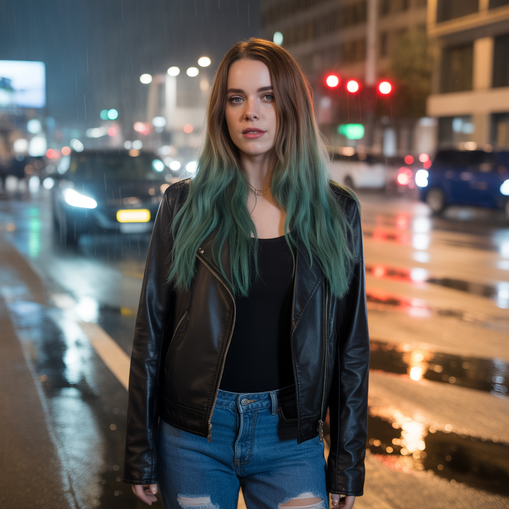 Fancy Dip Dye Hair Color Ideas for Brunette Hair