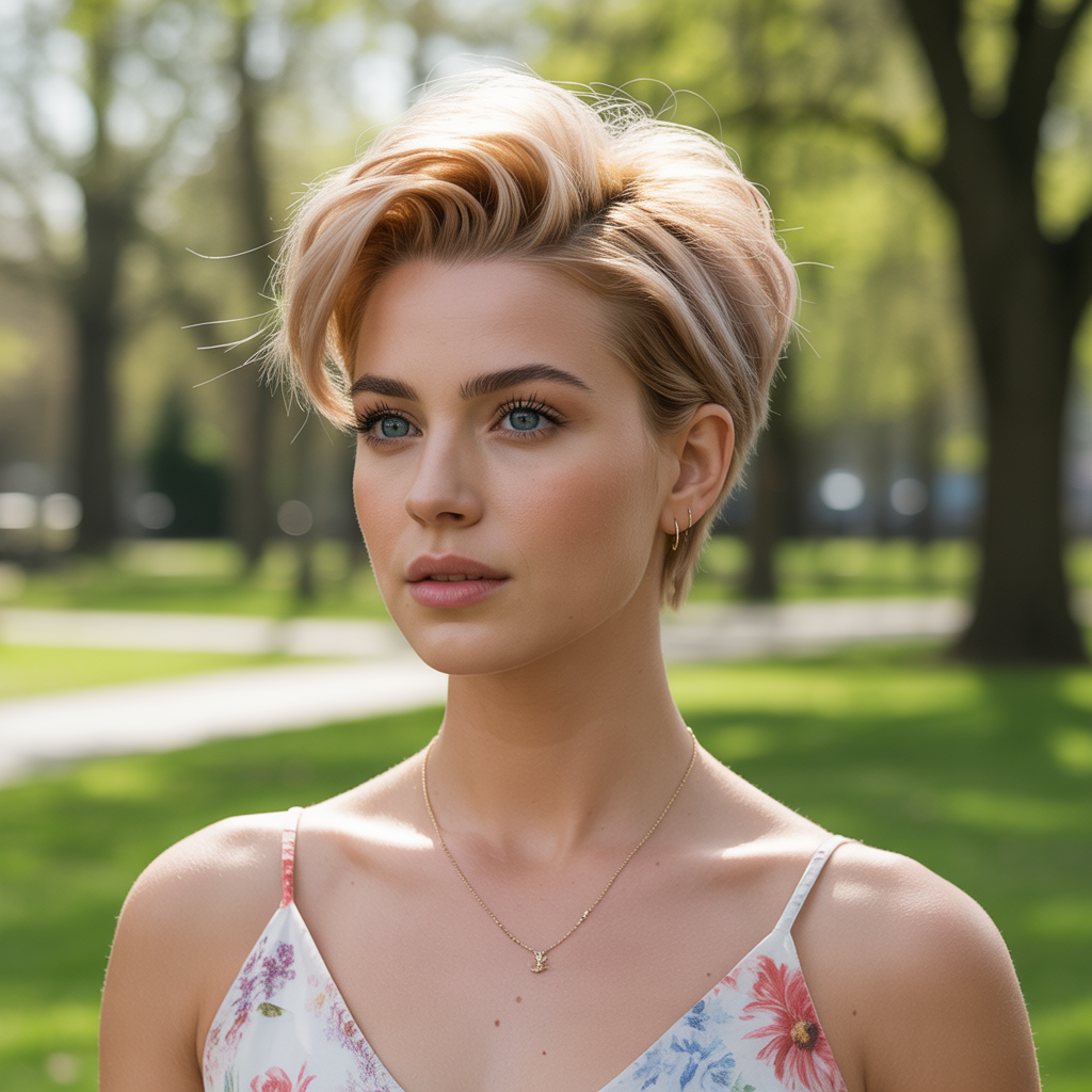 20 Short Hair Updos Perfect for Any Occasion 13 Faux Hawk Short Hair Updos