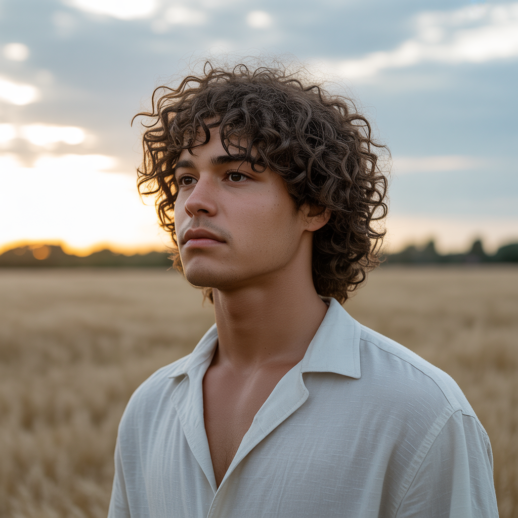 20 Trendy Flowy Haircut Ideas for Men with Style 7 Flowy Haircut Ideas for Men with Curls