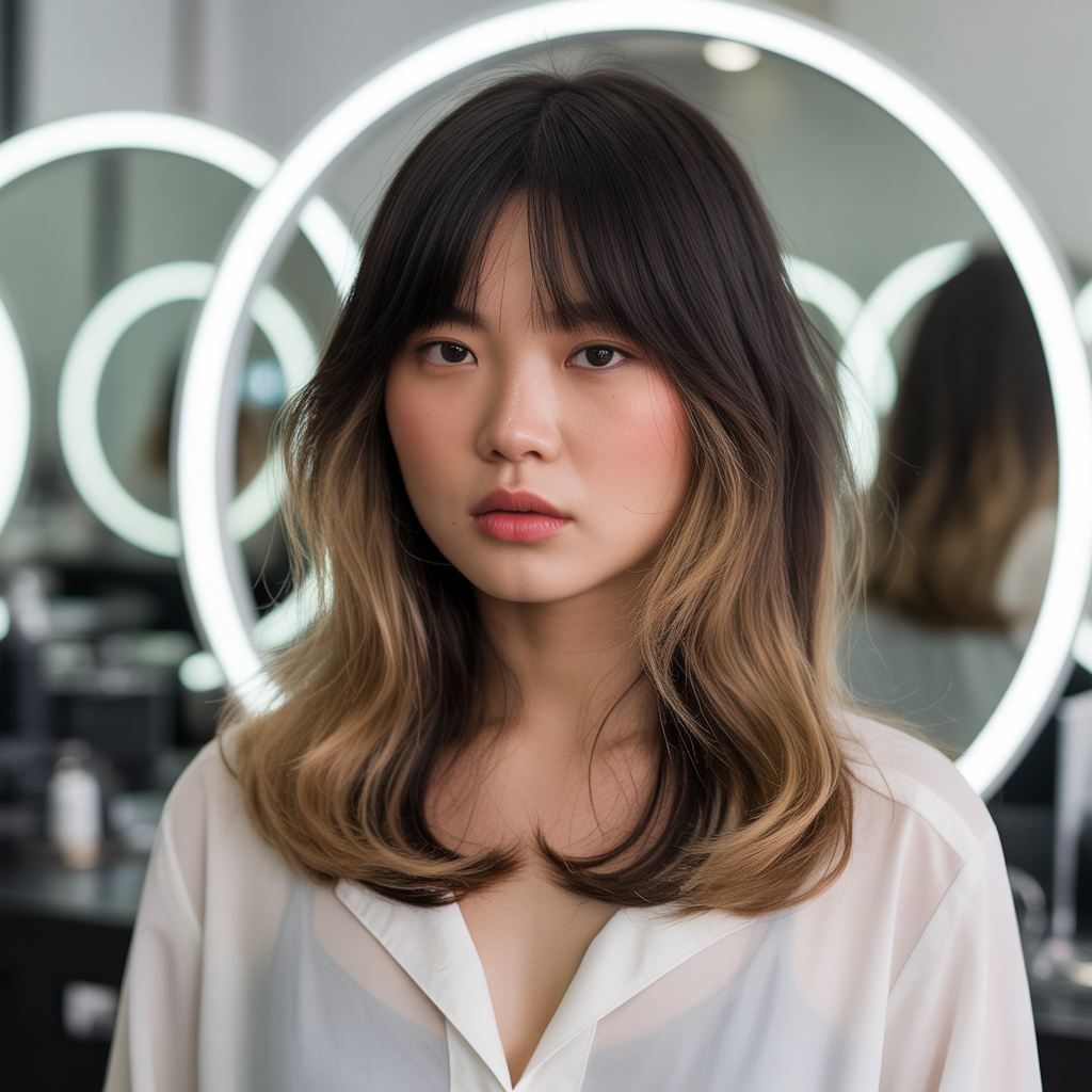 40 Effortless Haircuts With Curtain Bangs That Flatter Everyone 24 Haircuts with Curtain Bangs for Balayage Hair