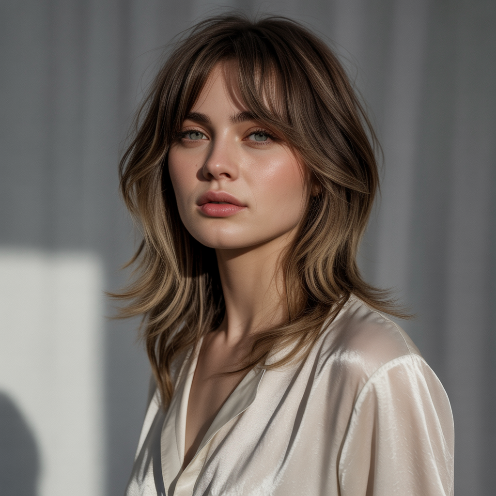 40 Effortless Haircuts With Curtain Bangs That Flatter Everyone 1 Haircuts with Curtain Bangs for Long Layers