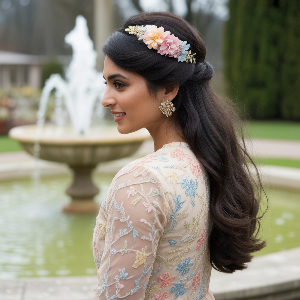 20 Beautiful Festive Easter Hairstyles to Shine This Spring 12 Half-Up Fishtail Braid