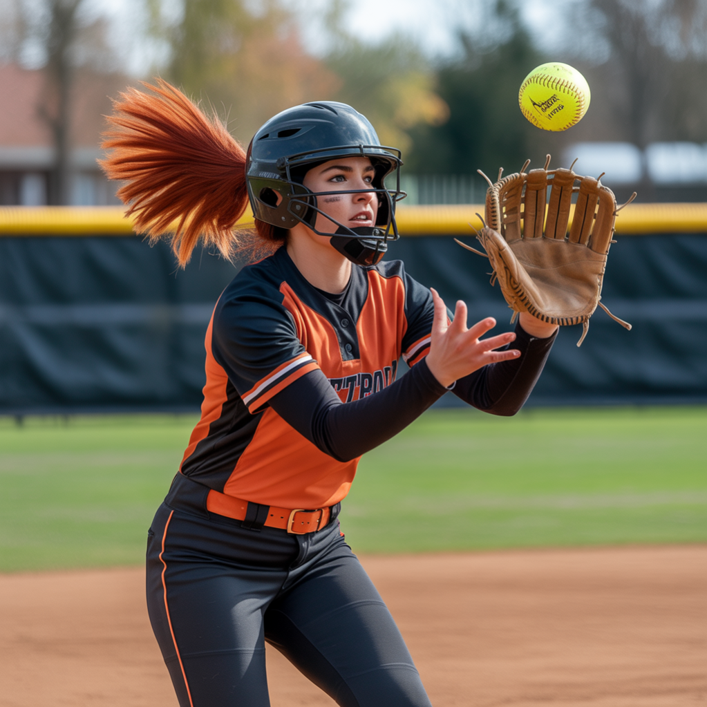 15 Softball Hairstyles That Stay Strong All Game 1 High Ponytail Softball Hairstyles