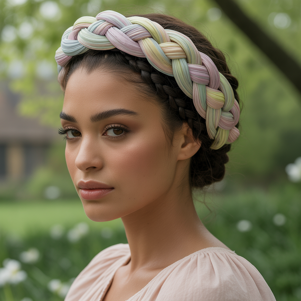 20 Beautiful Festive Easter Hairstyles to Shine This Spring 14 High Ponytail with Satin Ribbon