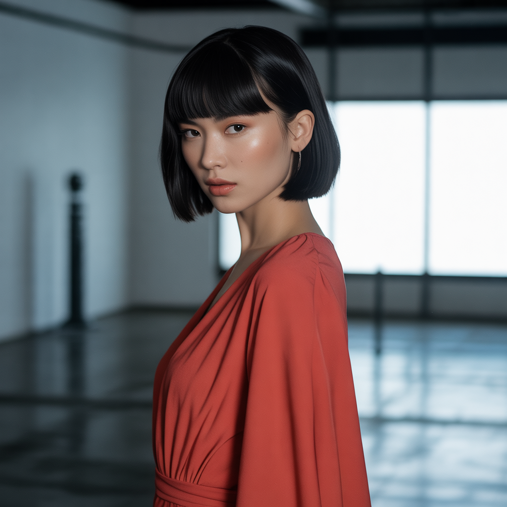 15 Stunning Hime Haircut for Women Ideas You’ll Love 10 Hime Haircut with Side Part