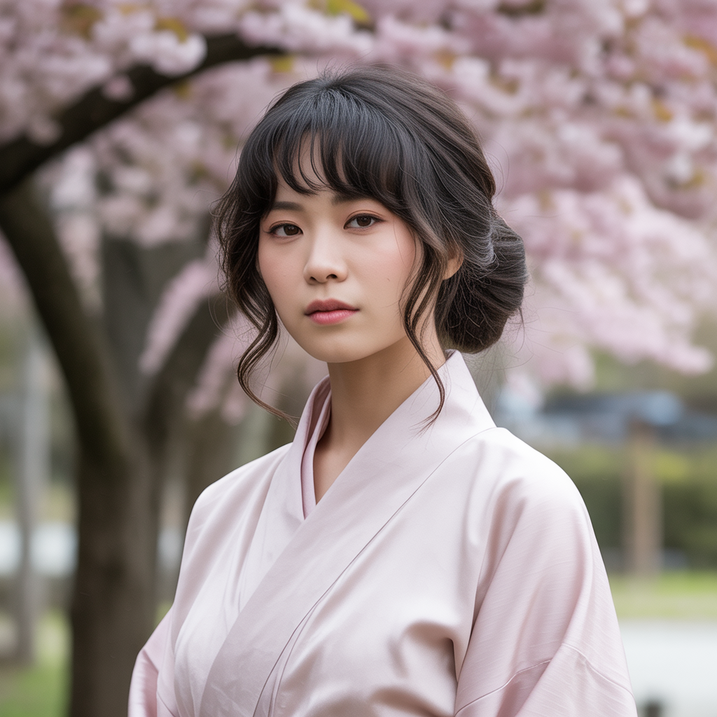 15 Stunning Hime Haircut for Women Ideas You’ll Love 7 Hime Haircut with Wavy Hair