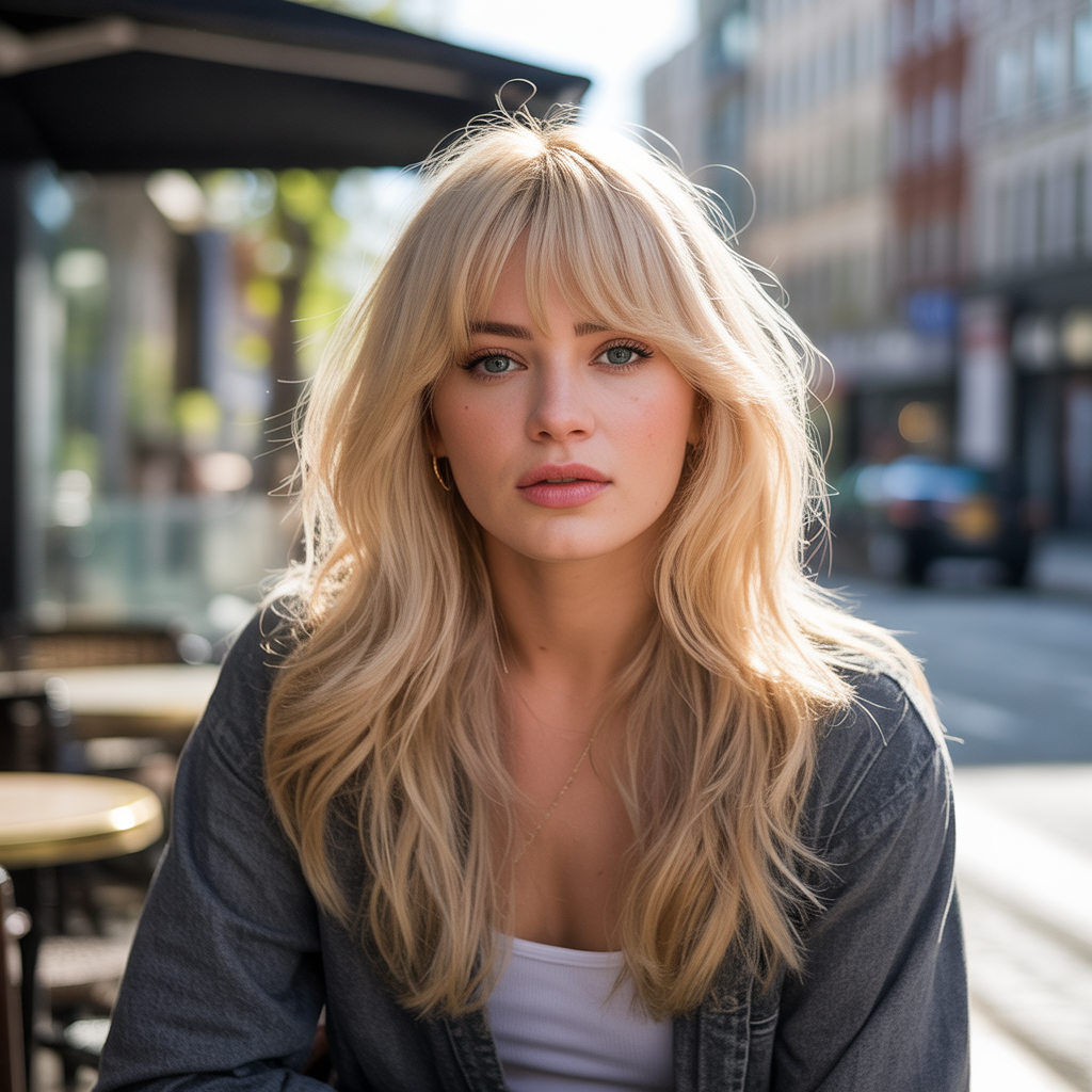 Long Layered Haircuts: 20 Ideas for Modern Style 14 Layered Cuts with Curtain Bangs