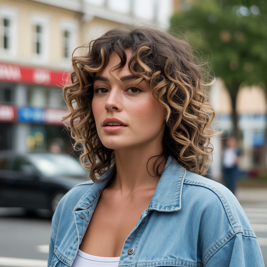 Curly Wolf Cut for Women: 15 Dynamic Styling Ideas 1 Layered Freedom