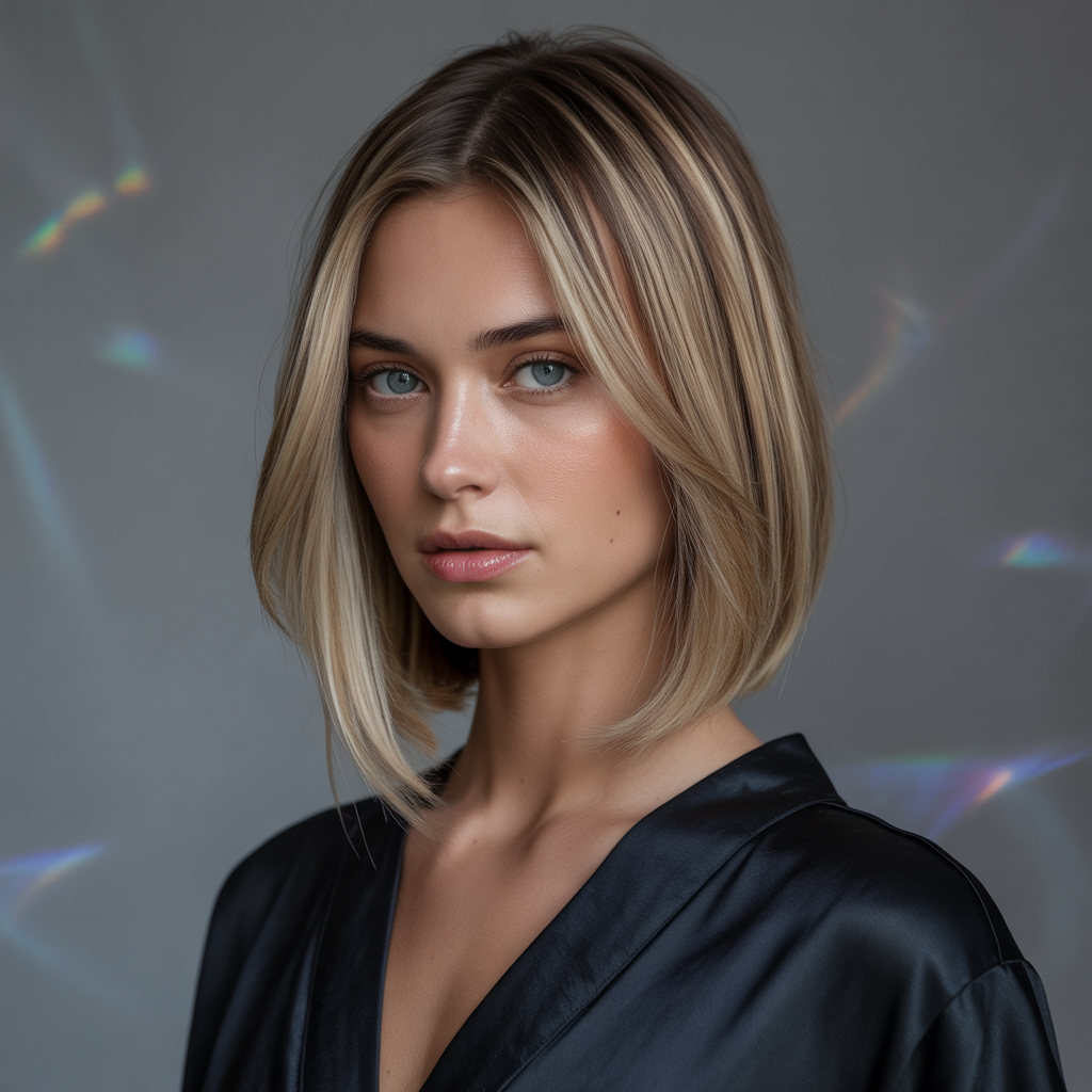 20 Gorgeous Long Angled Bob Hairstyles to Try 9 Long Angled Bob with Highlights