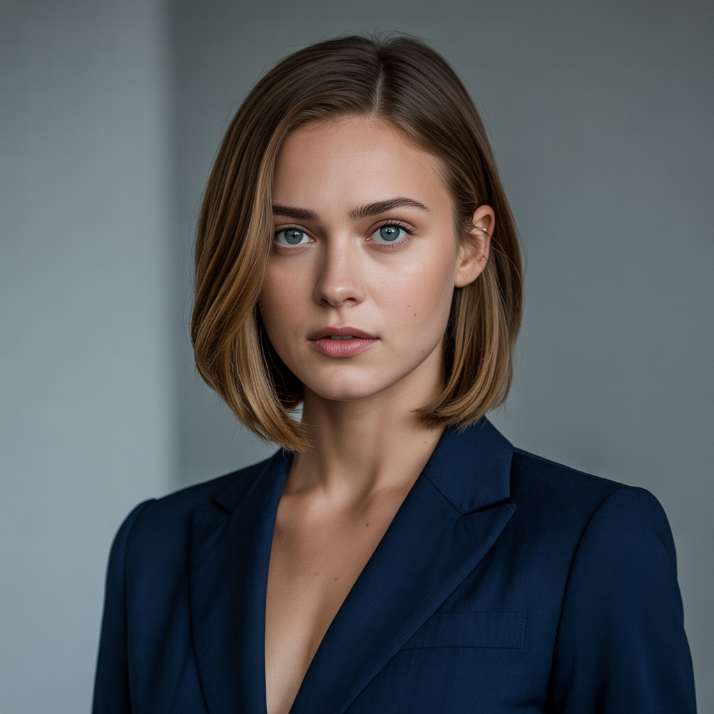 20 Gorgeous Long Angled Bob Hairstyles to Try 13 Long Angled Bob with Middle Part