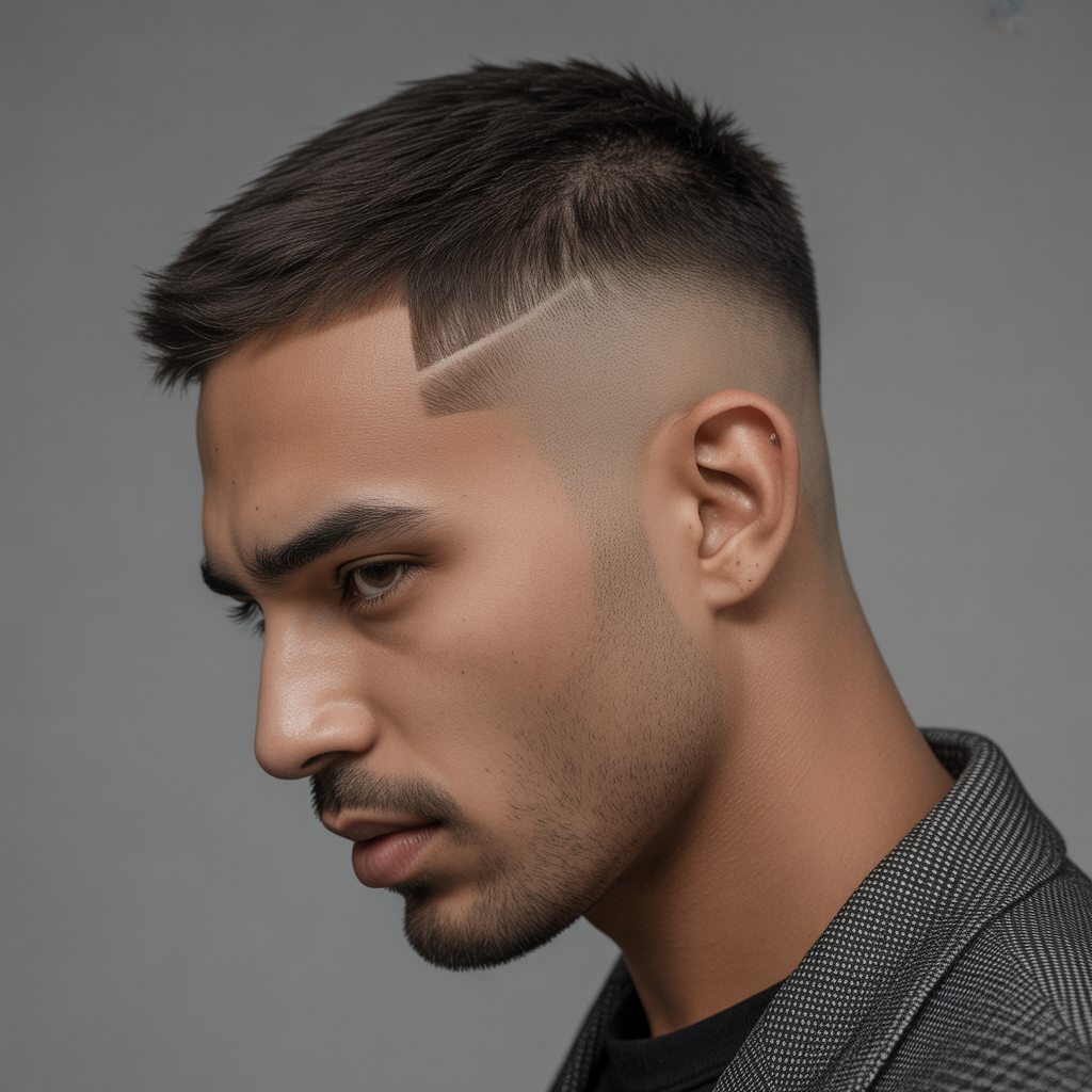 15 Bold Temple Fade Styles You Need to Try 2 Low Temple Fade