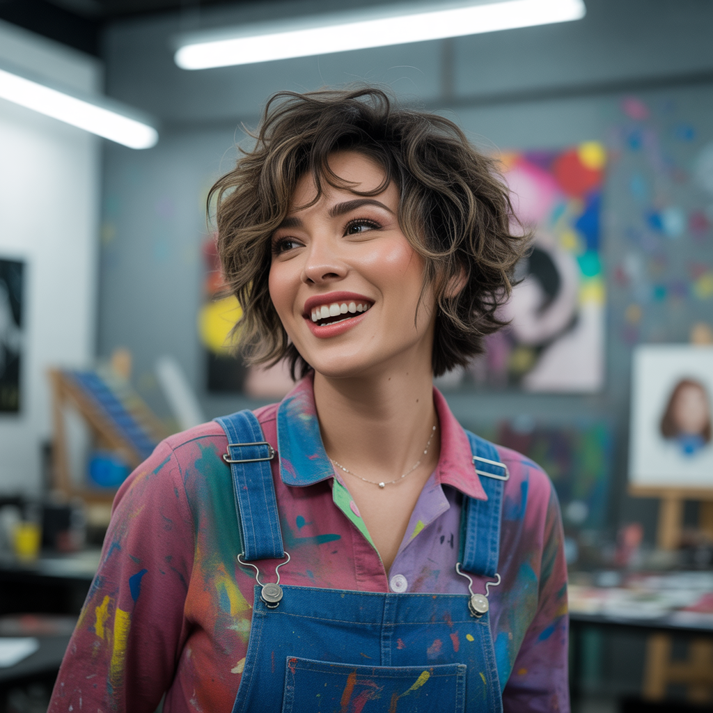 20 Iconic Ways to Rock the 90s Bixie Haircut 13 Messy 90s bixie haircut