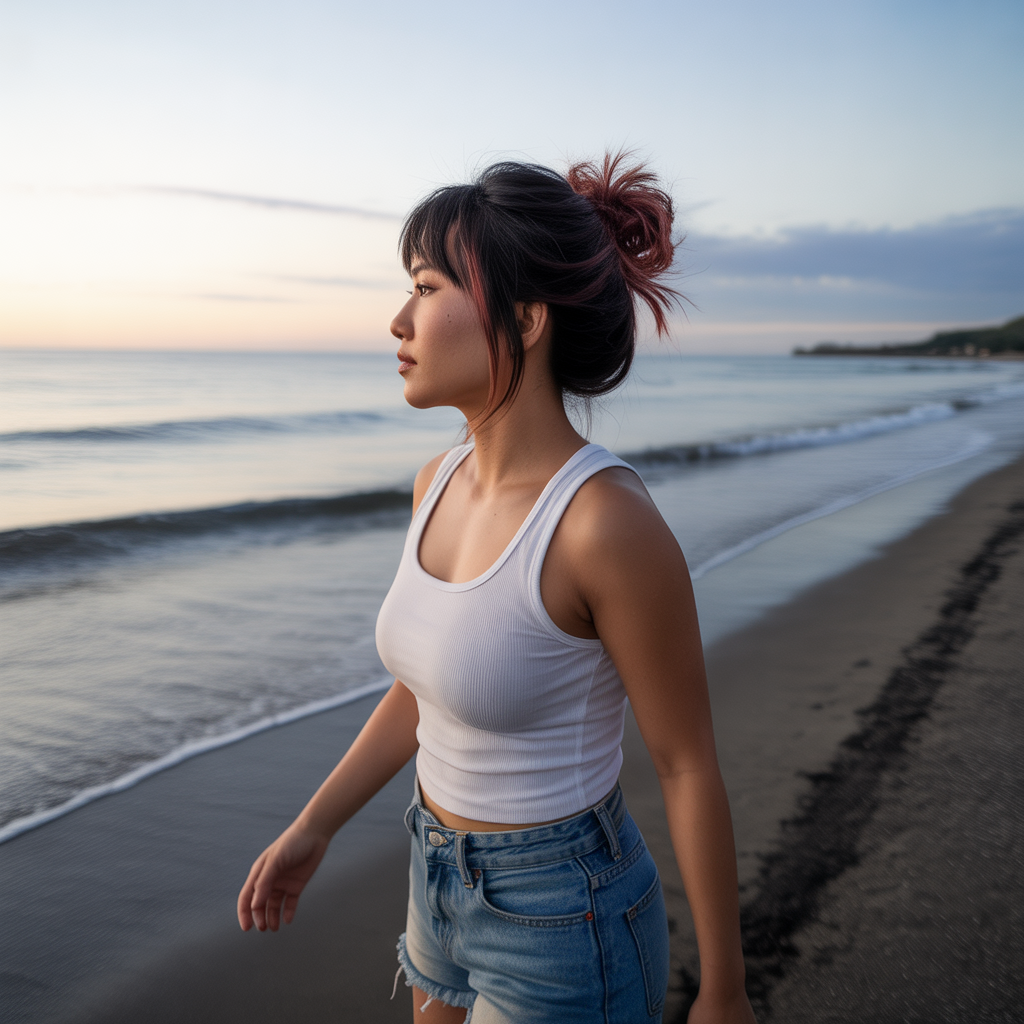 20 Trendy Sun Kissed Beach Hairstyles for Waves, Braids & Buns 2 Messy Bun for Sun Kissed Beach Hairstyles