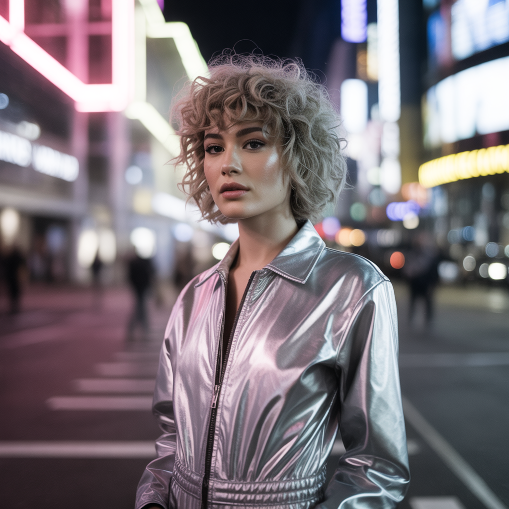 Curly Wolf Cut for Women: 15 Dynamic Styling Ideas 5 Micro Bang Energy