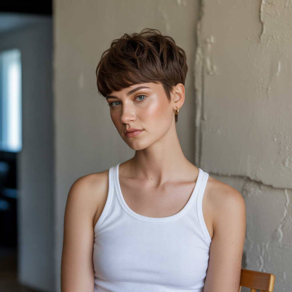 20 Iconic Ways to Rock the 90s Bixie Haircut 18 Minimalist 90s bixie haircut