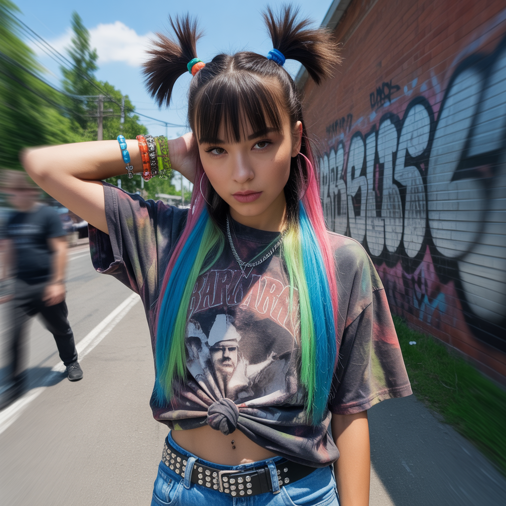 20 Emo Scene Hairstyles for a Throwback You’ll Love 18 Pigtails emo scene hairstyles for a throwback