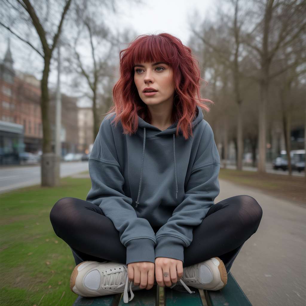 Red Weave Hairstyles: 20 Bold Looks to Transform Your Style 4 Red Weave with Bangs
