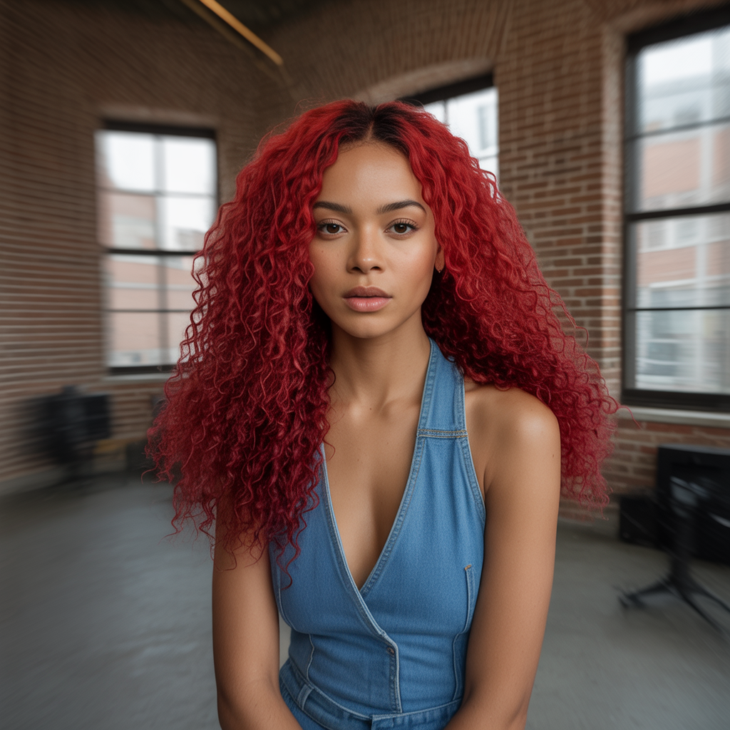 Red Weave Hairstyles: 20 Bold Looks to Transform Your Style 6 Red Weave with Curly Ends