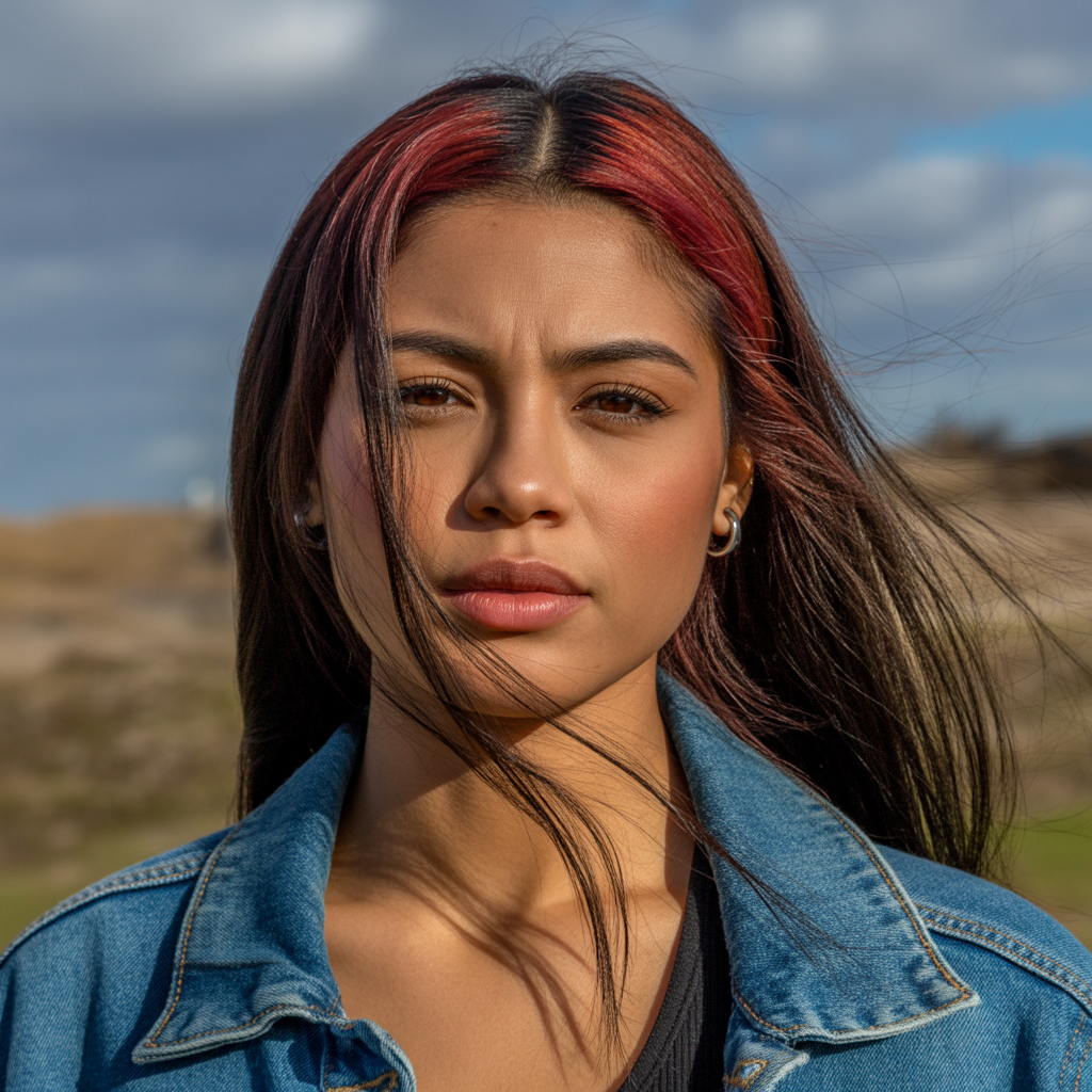 Red Weave Hairstyles: 20 Bold Looks to Transform Your Style 17 Red Weave with Middle Part
