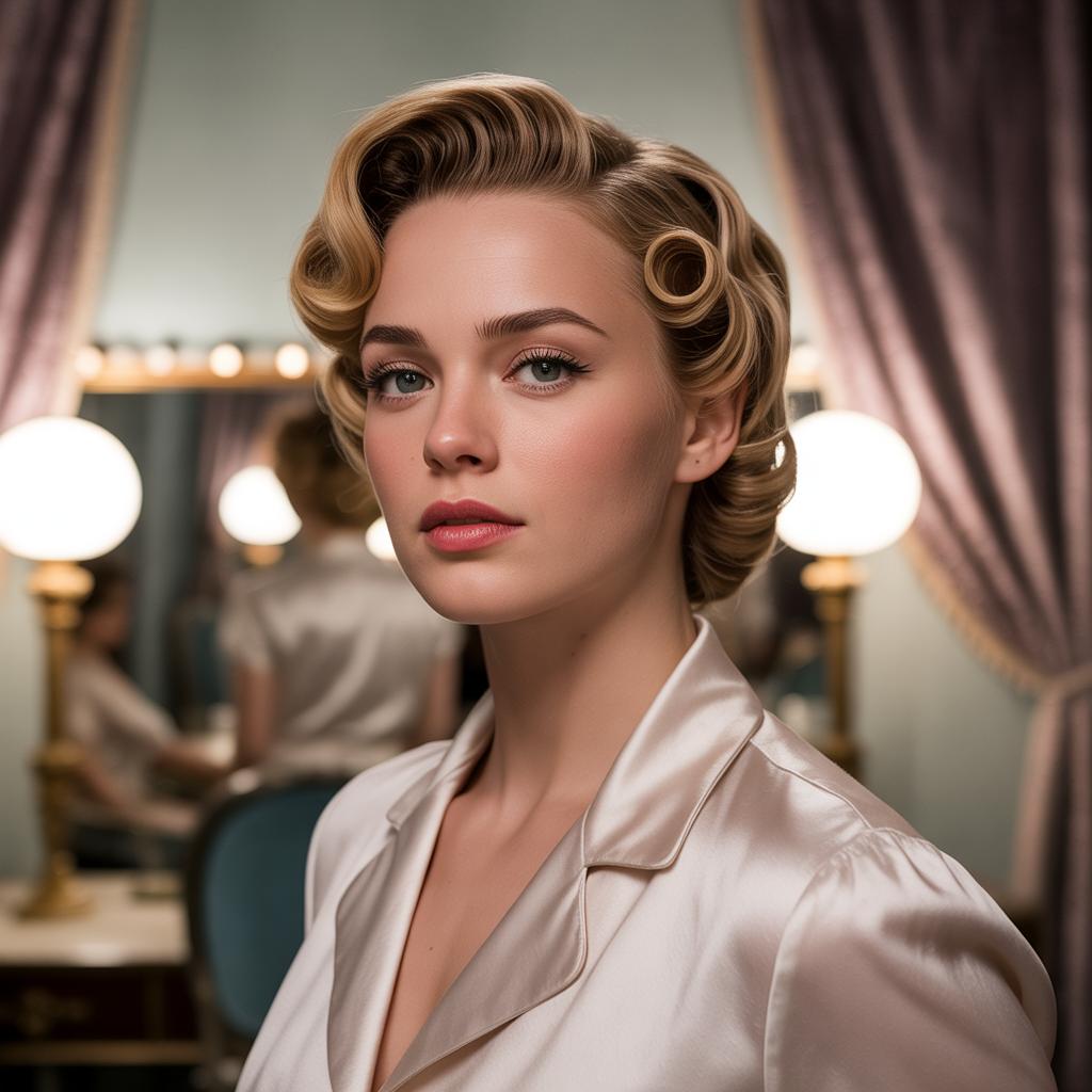 20 Short Hair Updos Perfect for Any Occasion 17 Retro Short Hair Updos