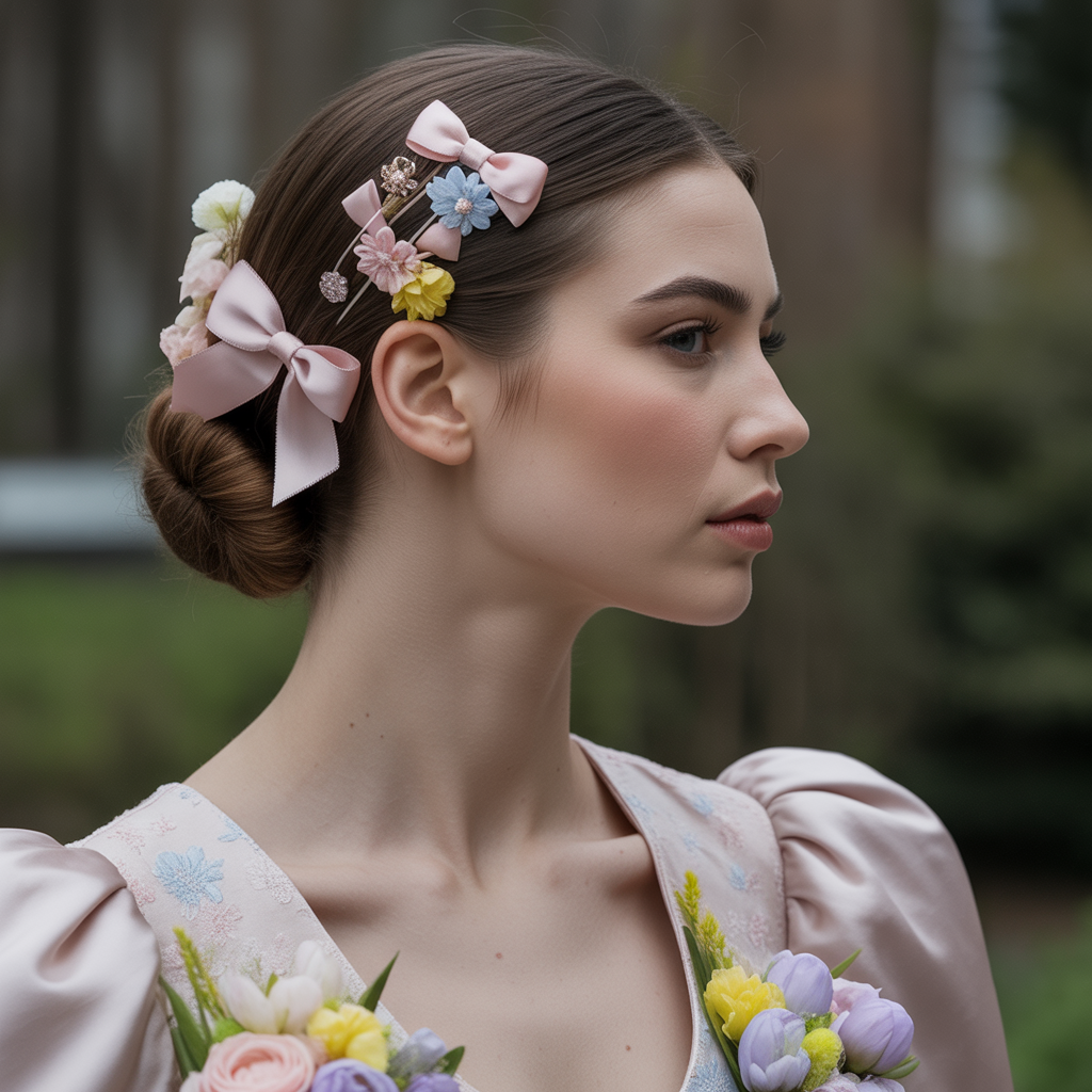 20 Beautiful Festive Easter Hairstyles to Shine This Spring 16 Romantic Waves with Delicate Tiara