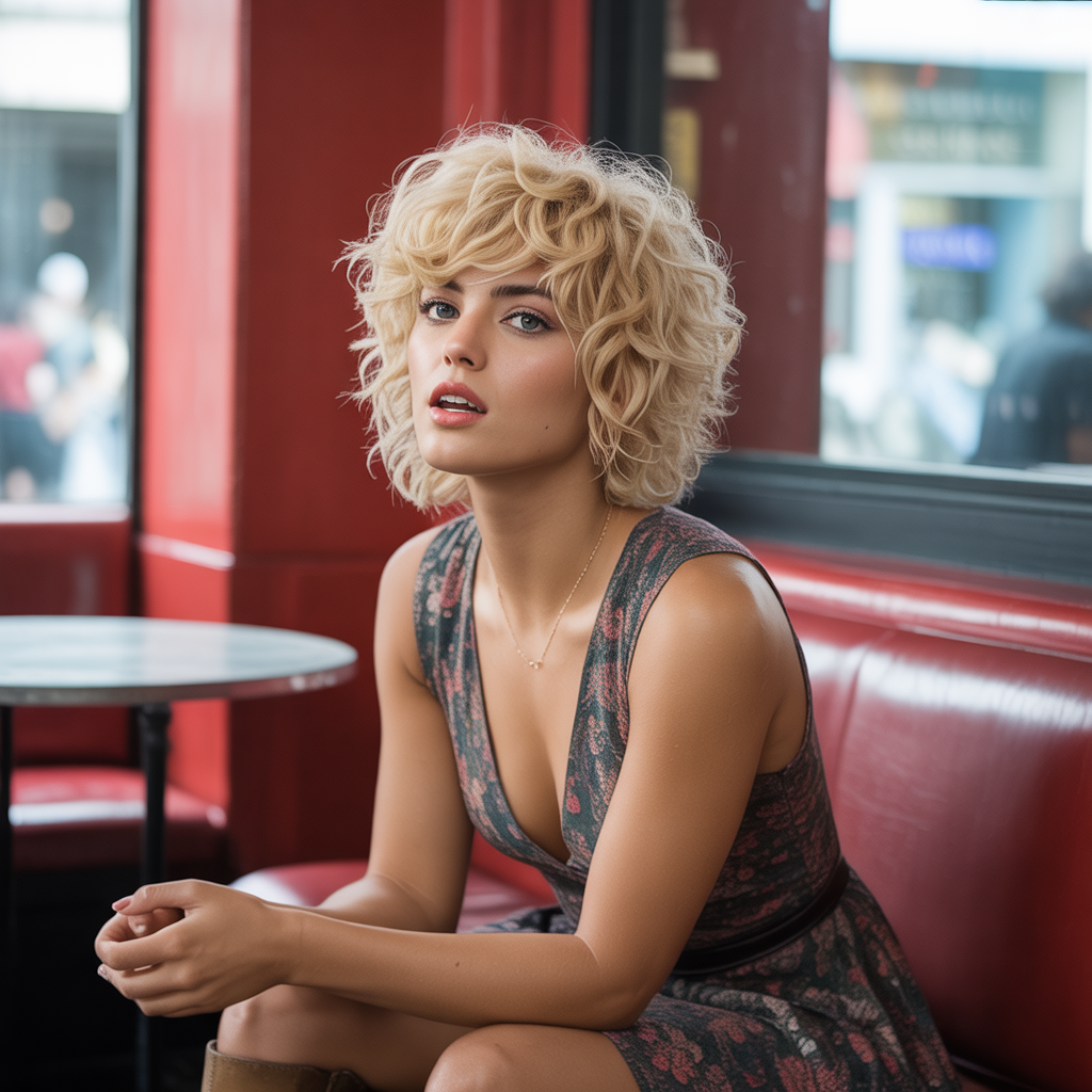 20 Short Wolf Cut Hairstyles You’ll Love 13 Short Wolf Cut with Curls