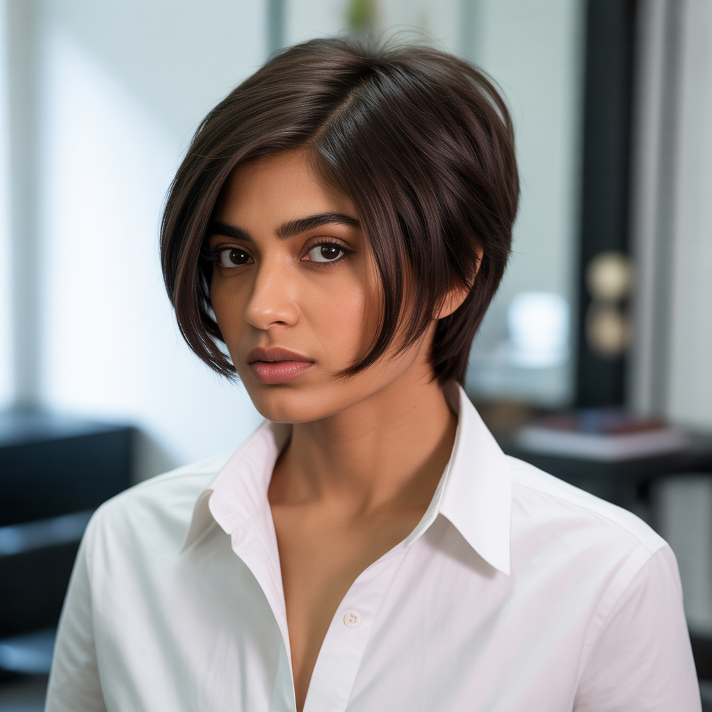 20 Short Wolf Cut Hairstyles You’ll Love 18 Short Wolf Cut with Modern Edge