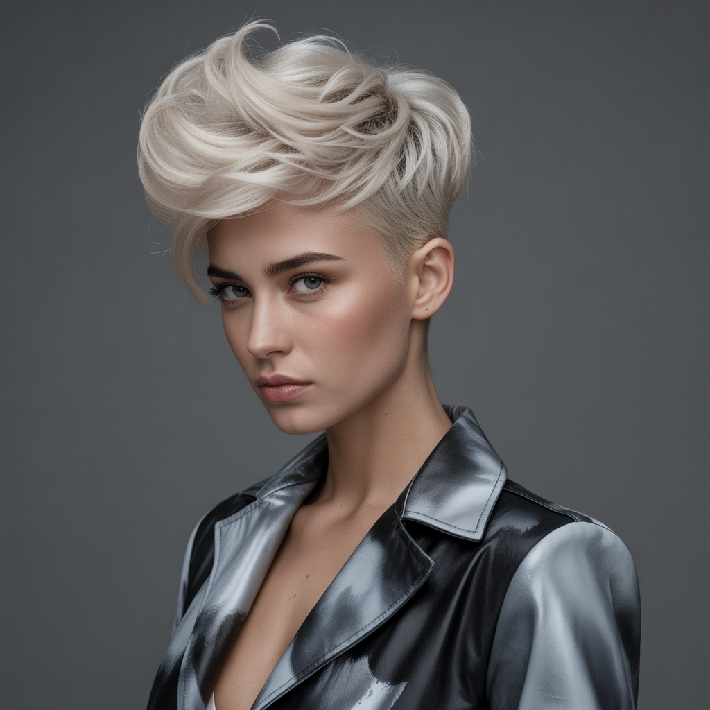 20 Short Wolf Cut Hairstyles You’ll Love 4 Short Wolf Cut with Volume