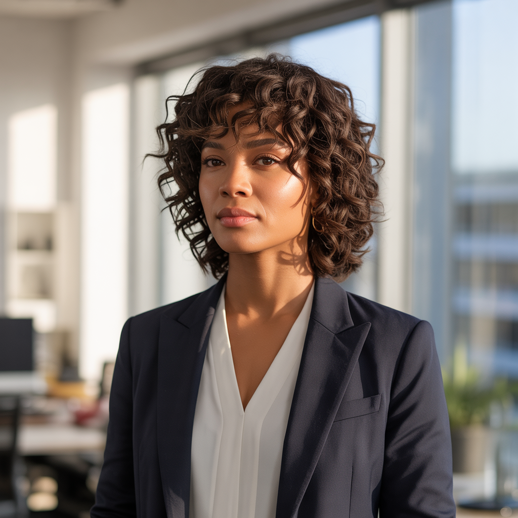 Curly Wolf Cut for Women: 15 Dynamic Styling Ideas 4 Shoulder-Length Power