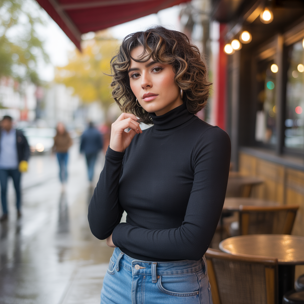 Curly Shag for Women: 15 Styling Ideas That Work 2 Shoulder-Length Shag