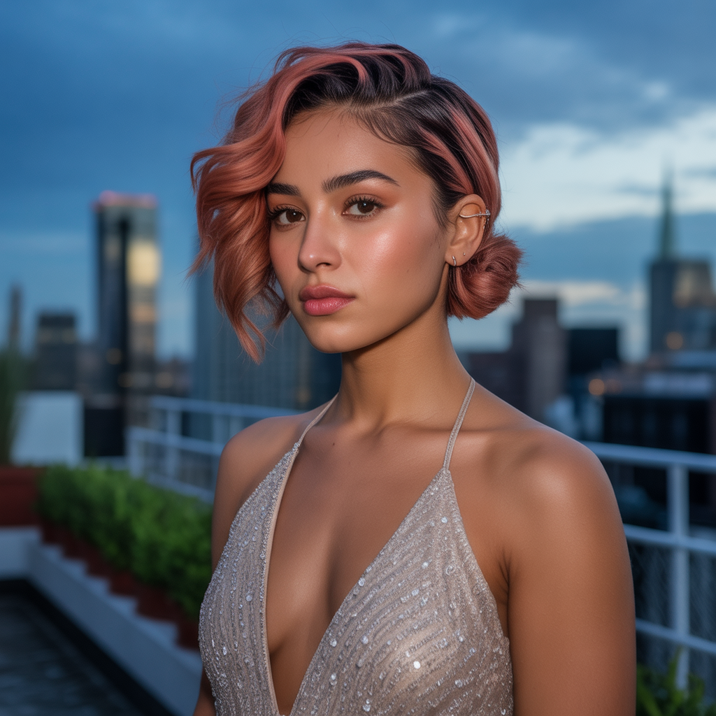 20 Short Hair Updos Perfect for Any Occasion 10 Side Bun Short Hair Updos