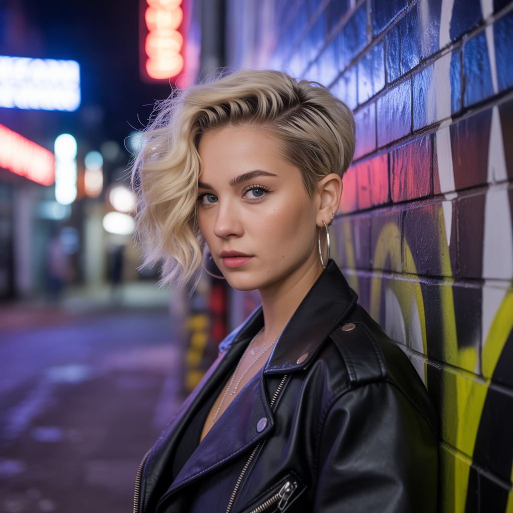 20 Iconic Ways to Rock the 90s Bixie Haircut 14 Side-parted 90s bixie haircut
