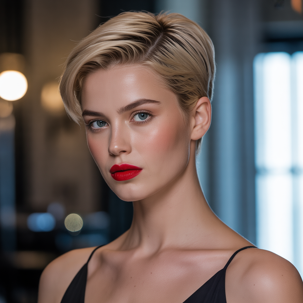 20 Iconic Ways to Rock the 90s Bixie Haircut 11 Sleek 90s bixie haircut