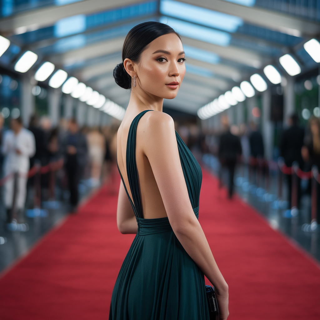 20 Elegant Fashionable Red Carpet Inspired Hairstyles Ideas 1 Sleek Low Bun with Side Part