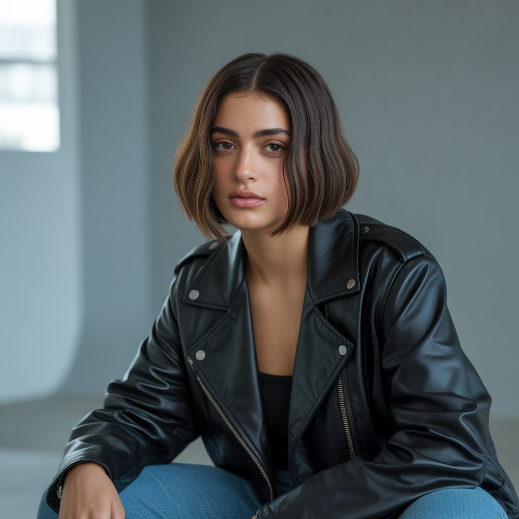90s Bob Haircut: 20 Iconic Styles Making A Powerful Comeback 1 Sleek and Straight 90s Bob Haircut