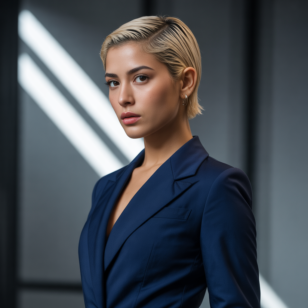 20 Stylish Short Blonde Hair Ideas for a Bold New Look 14 Stylish short blonde hair ideas with slicked-back looks