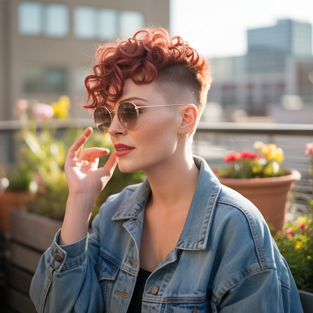 15 Stunning Curly Pixie Cut for Women Ideas to Try Now 5 Tapered Curly Pixie